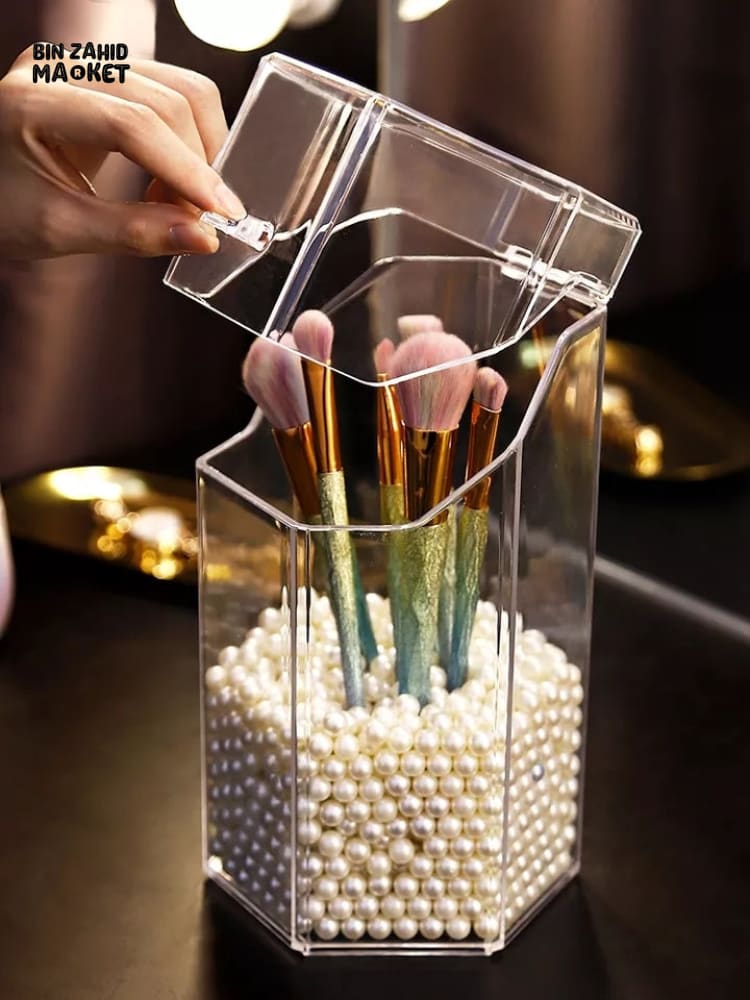 ACRYLIC PEARL MAKE-UP BRUSH HOLDER