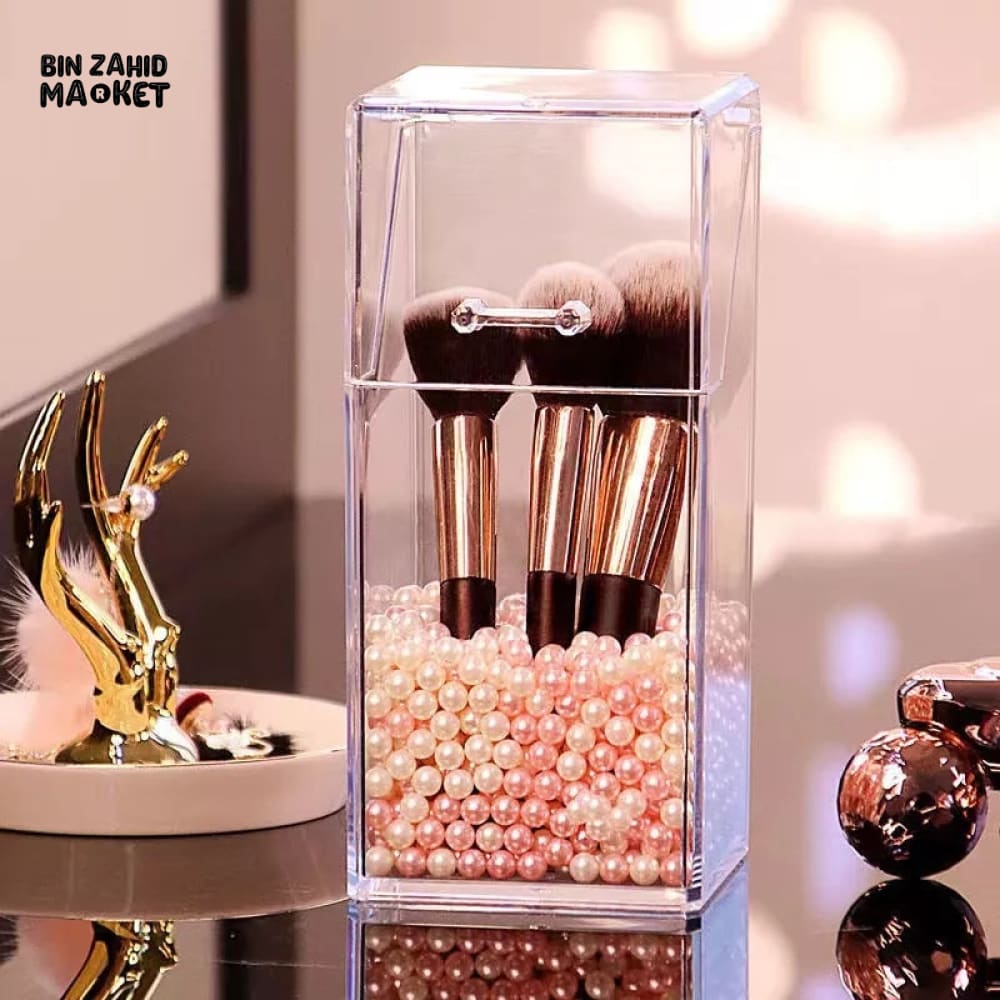 ACRYLIC PEARL MAKE-UP BRUSH HOLDER