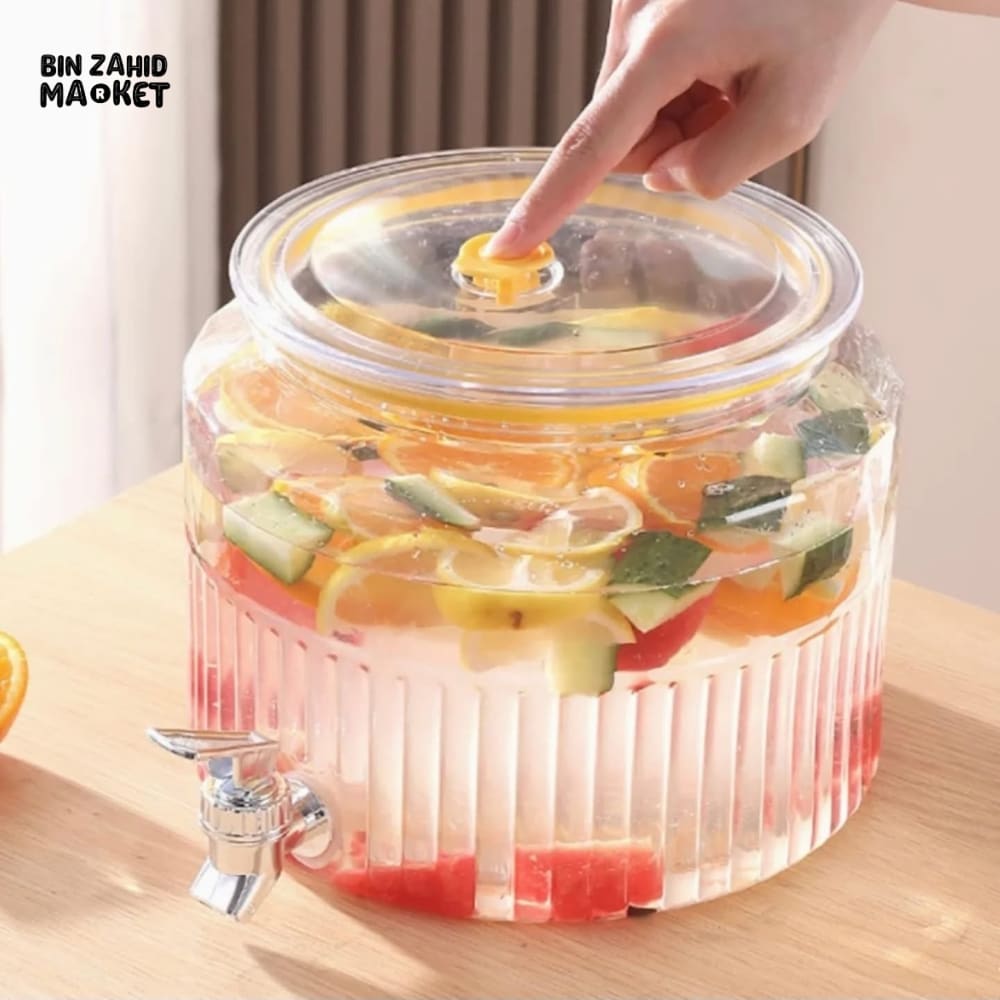 ACRYLIC PREMIUM JUICE CONTAINER – ELEGANT & DURABLE BEVERAGE DISPENSER - 12 LITERS