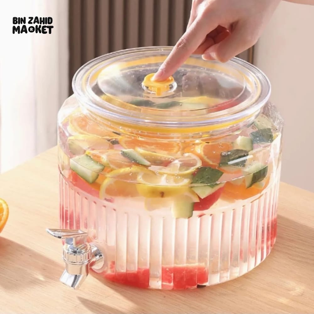 ACRYLIC PREMIUM JUICE CONTAINER – ELEGANT & DURABLE BEVERAGE DISPENSER - 8.5 LITERS
