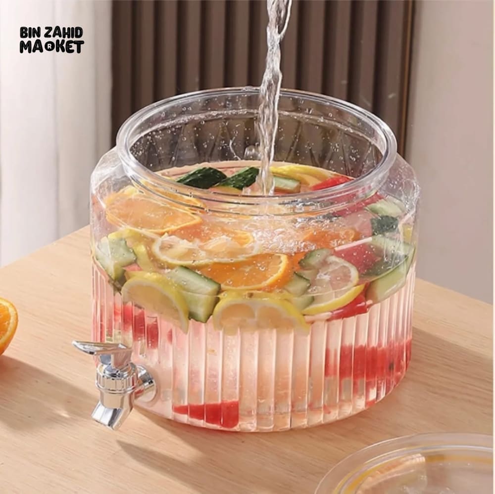 ACRYLIC PREMIUM JUICE CONTAINER – ELEGANT & DURABLE BEVERAGE DISPENSER - 8.5 LITERS