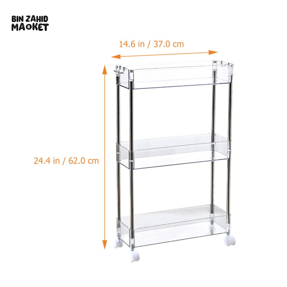 ACRYLIC SMART TROLLEY