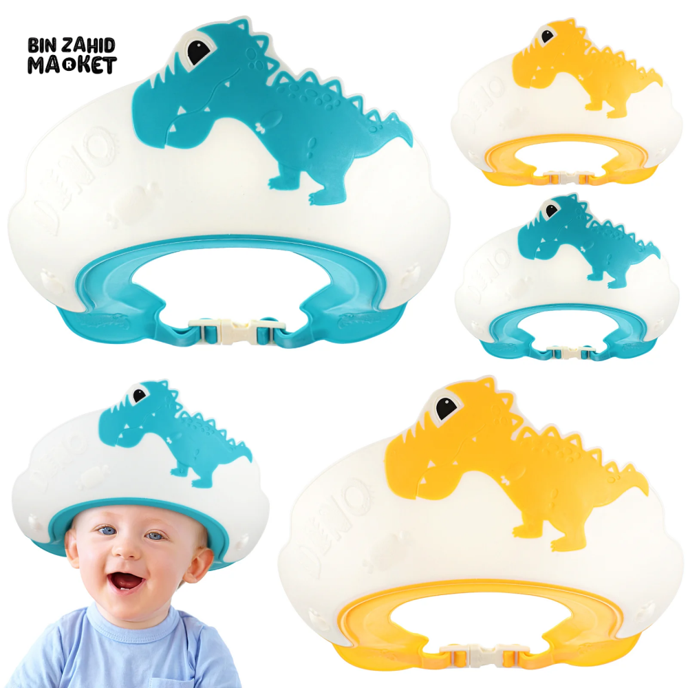 ADJUSTABLE BABY SHOWER CAP HAIR WASH HAT FOR NEWBORN & INFANT EAR PROTECTION SHAMPOO SHIELD