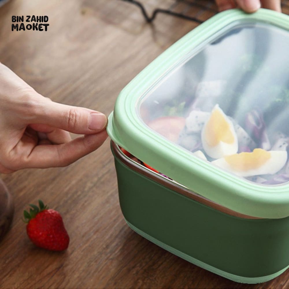 AIR TIGHT STAINLESS STEEL LUNCH BOX