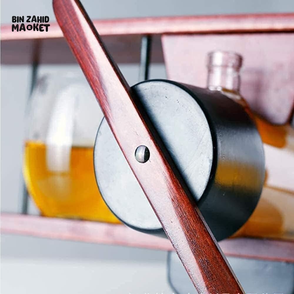 AIRPLANE DECANTER SET – INCLUDES DECANTER & 2 GLASSES