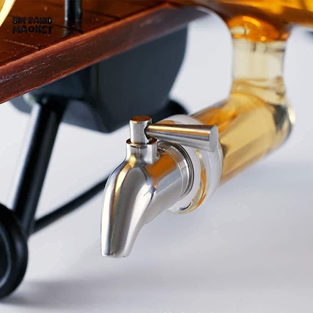 AIRPLANE DECANTER SET – INCLUDES DECANTER & 2 GLASSES