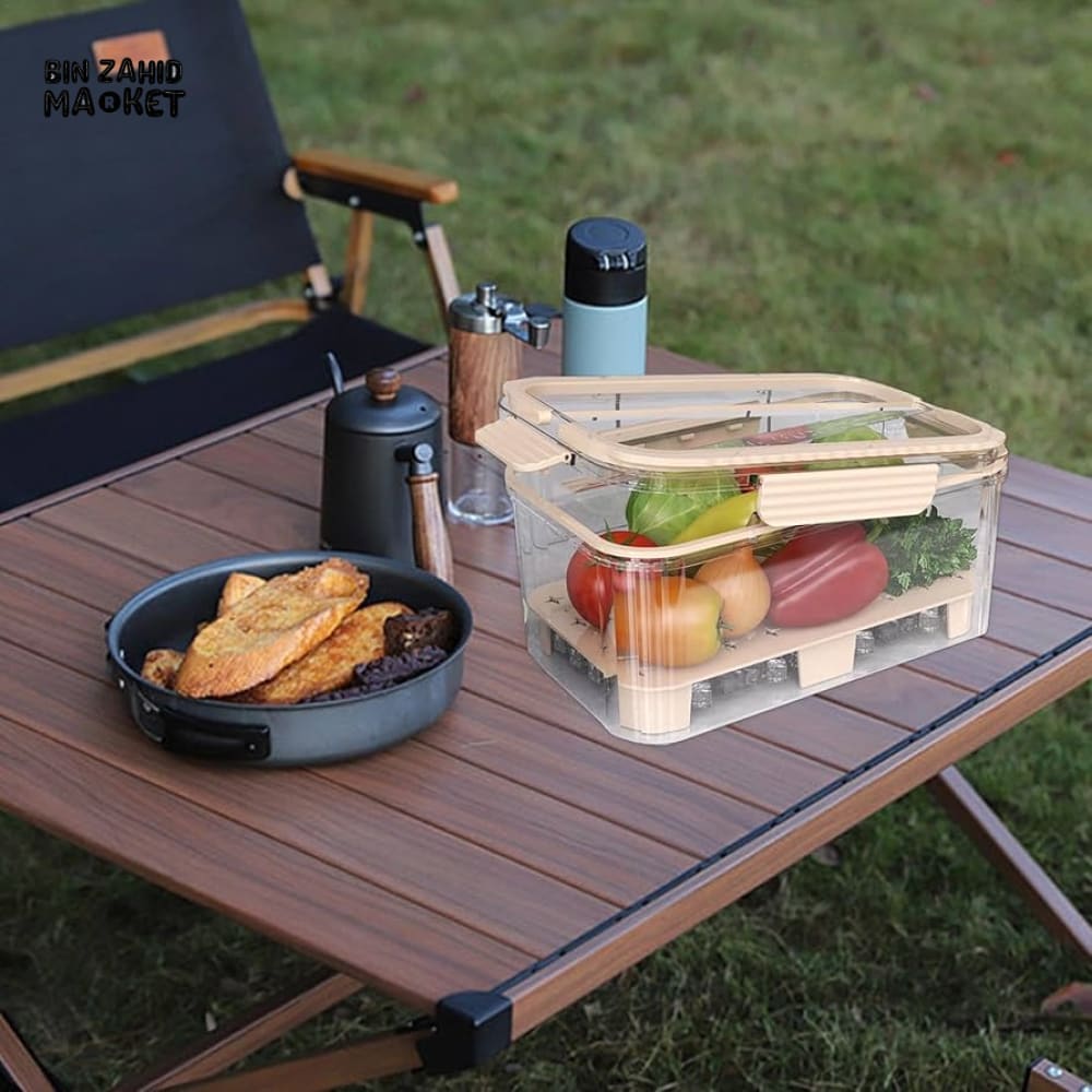 AIRTIGHT FOOD STORAGE CONTAINERS WITH LIDS - PORTABLE & STACKABLE BINS