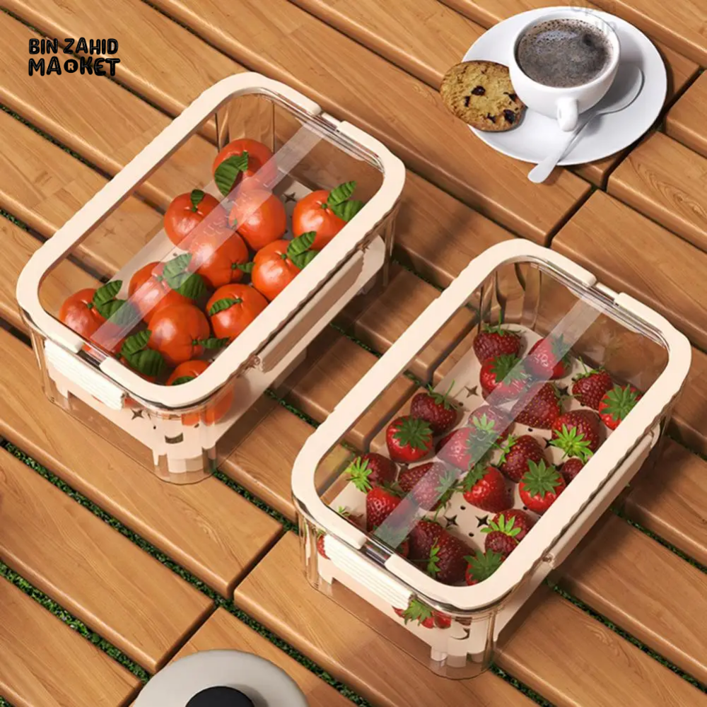 AIRTIGHT FOOD STORAGE CONTAINERS WITH LIDS - PORTABLE & STACKABLE BINS