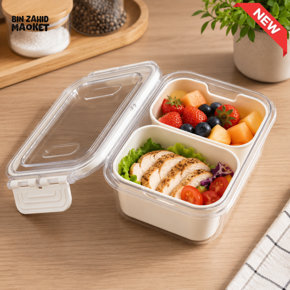 AIRTIGHT LUNCH BOX 2 COMPARTMENT