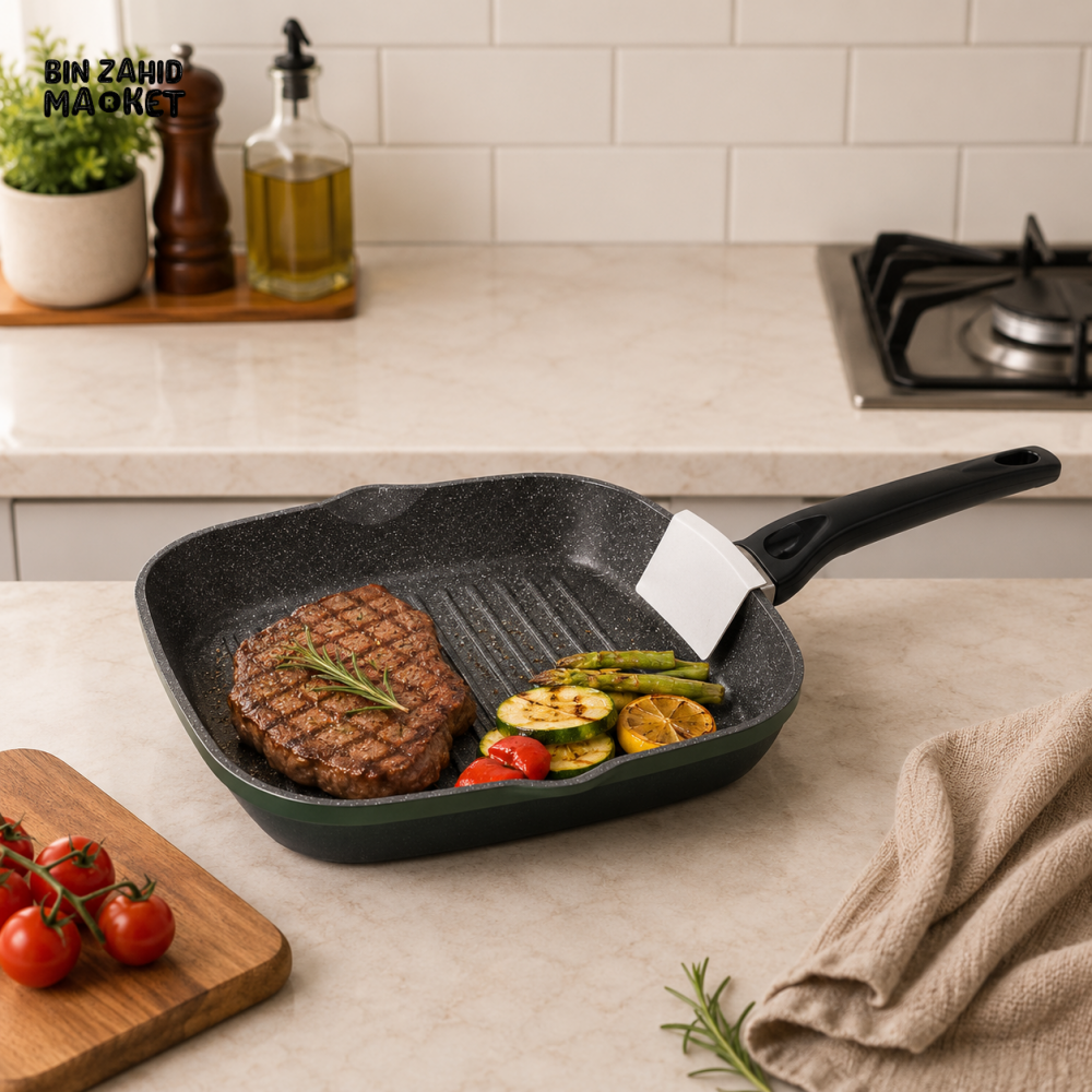 ALPENBERG 28 CM NONSTICK SQUARE GRILL PAN