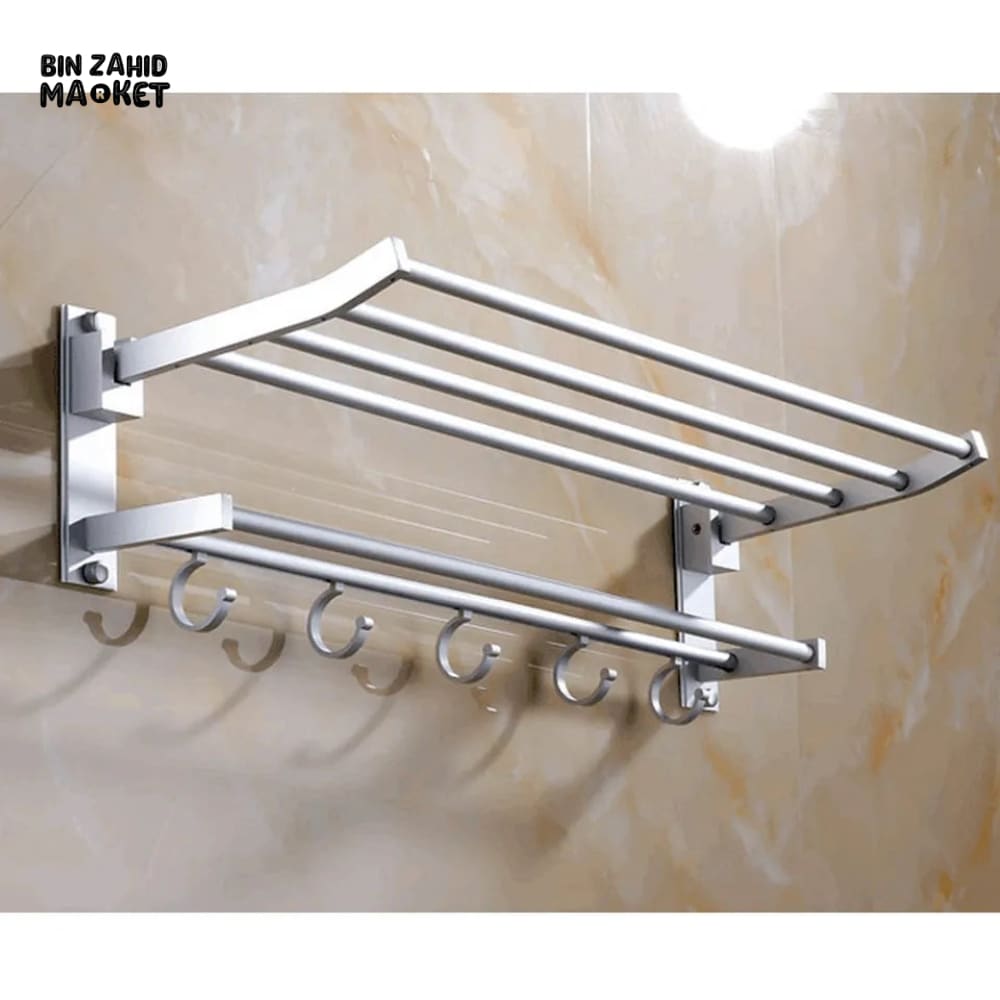 ALUMINIUM DOUBLE TOWEL RACK