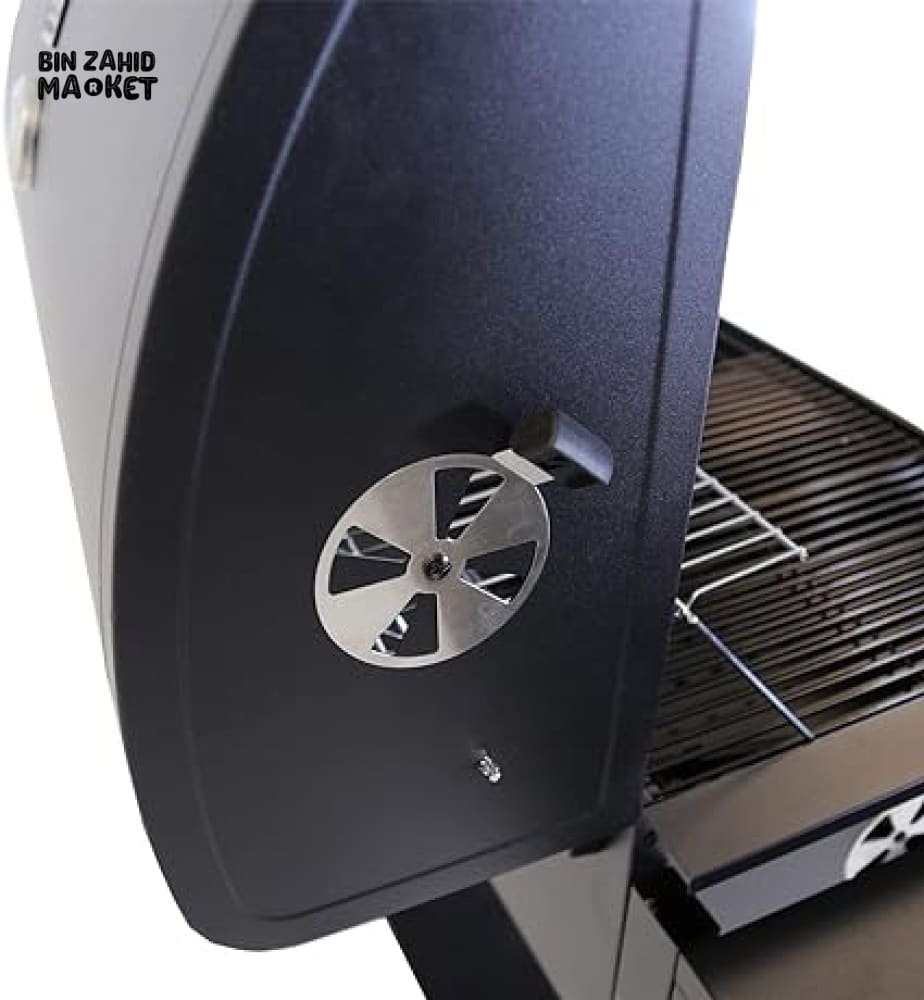 AMERICAN CHARCOAL BARBEQUE GRILL WITH THERMOMETER