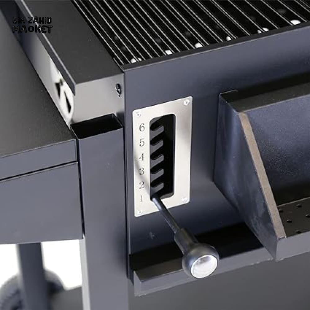 AMERICAN CHARCOAL BARBEQUE GRILL WITH THERMOMETER