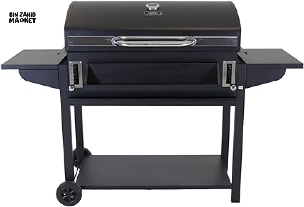 AMERICAN CHARCOAL BARBEQUE GRILL WITH THERMOMETER