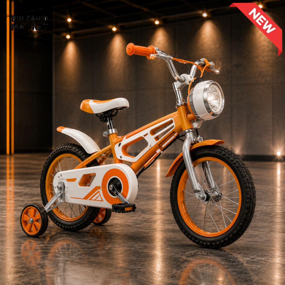 ANHAPI KIDS SPORT BICYCLE WITH TRAINING WHEELS - ORANGE