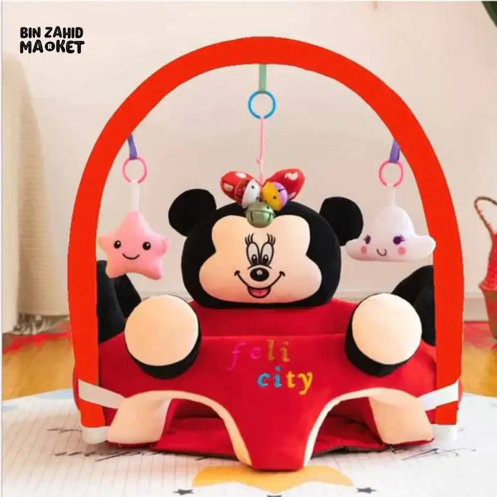 ANIMALS FACES SEAT WITH TOY BAR Mickey