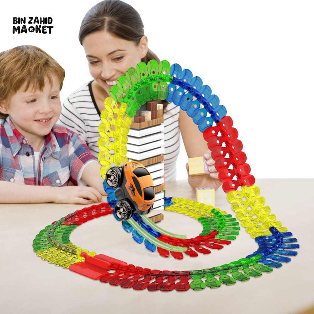 ANTI-GRAVITY PUZZLE ROLLER COASTER TOY