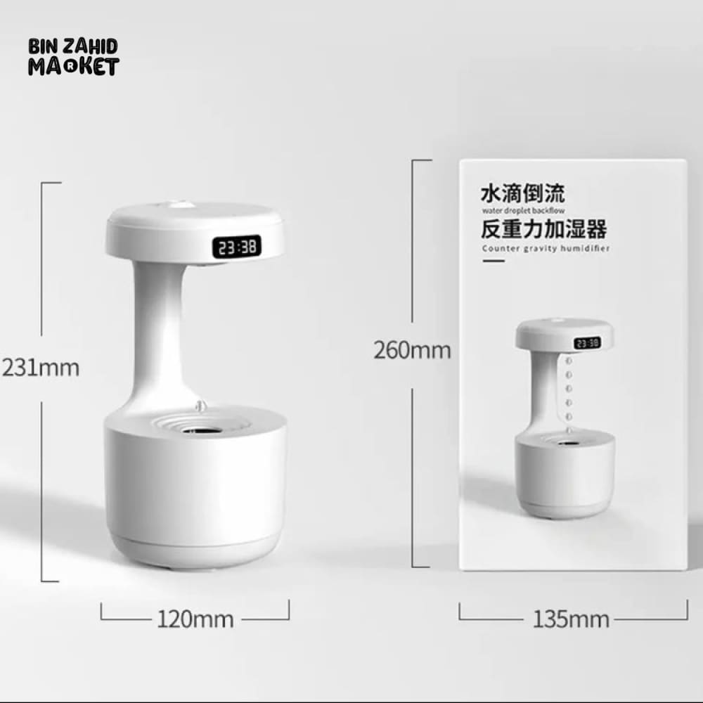 ANTI-GRAVITY WATER DROPLETS AIR HUMIDIFIER