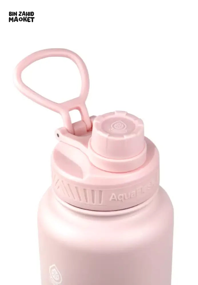 AQUAFLASK 40OZ WIDE MOUTH WATER BOTTLE DOUBLE WALL VACUUM INSULATED LEAK-PROOF & BPA-FREE - BALLET PINK