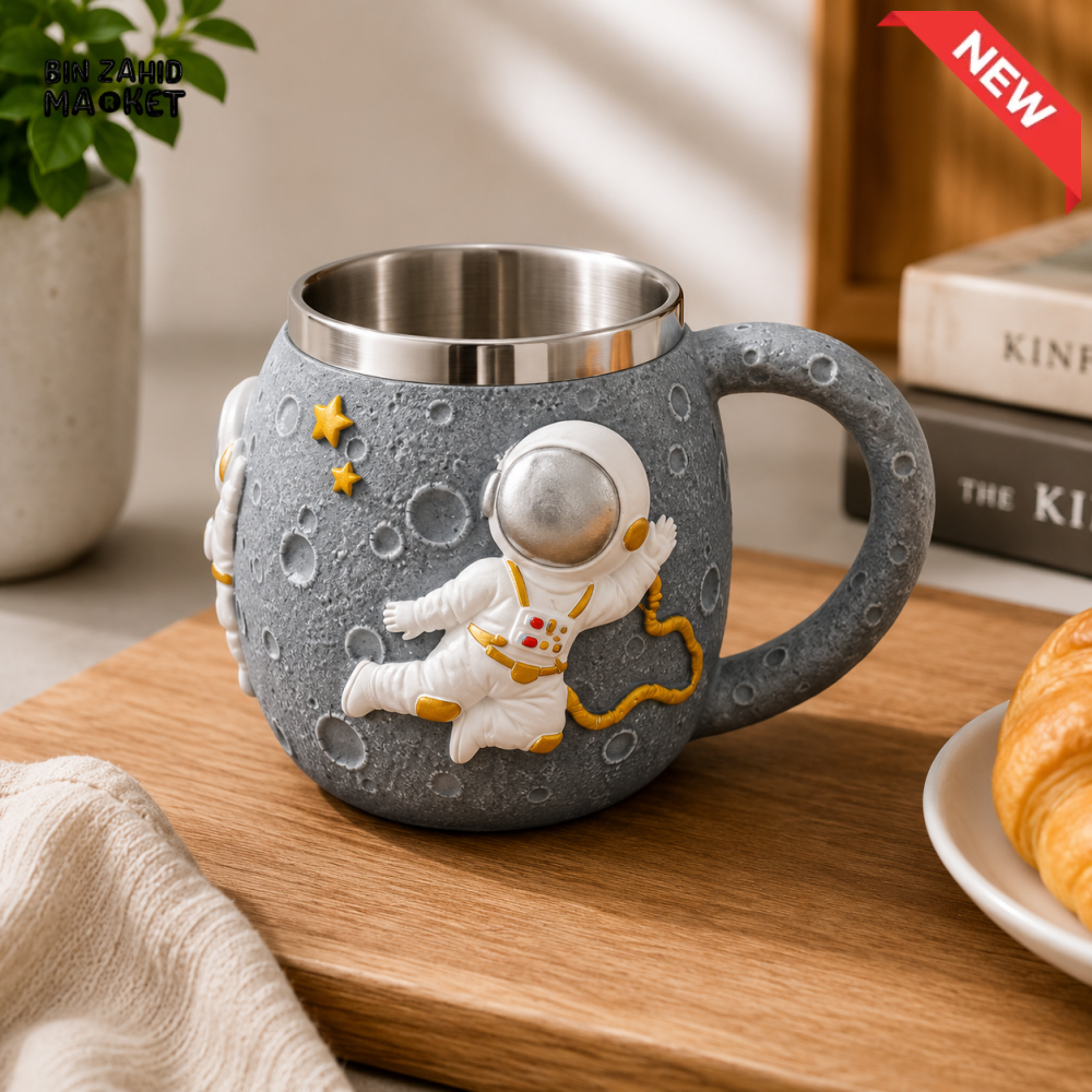 ASTRONAUT STAINLESS STEEL INSULATED MUG - 450 ML