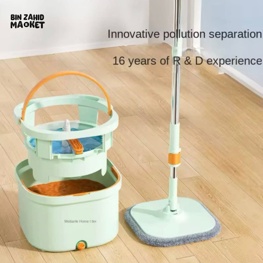 AUTOMATIC SPIN MOP & BUCKET SET – EFFORTLESS FLOOR CLEANING