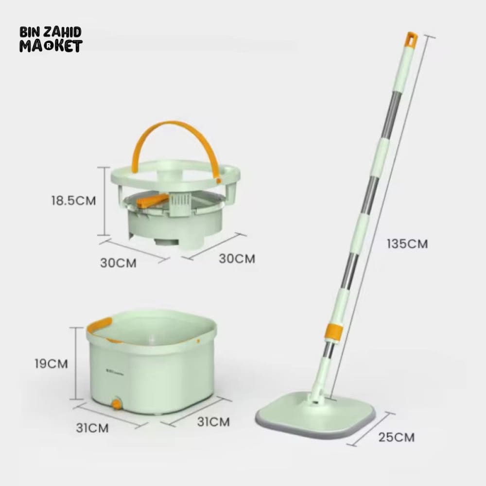 AUTOMATIC SPIN MOP & BUCKET SET – EFFORTLESS FLOOR CLEANING