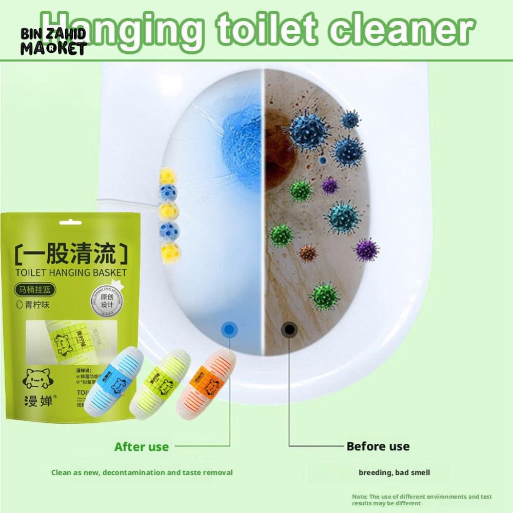 AUTOMATIC TOILET BOWL CLEANING TABLETS 1 PIECES – SCENTED DROP-IN TANK CLEANER LONG LASTING