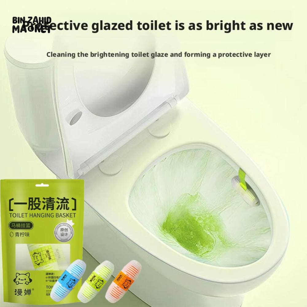 AUTOMATIC TOILET BOWL CLEANING TABLETS 1 PIECES – SCENTED DROP-IN TANK CLEANER LONG LASTING