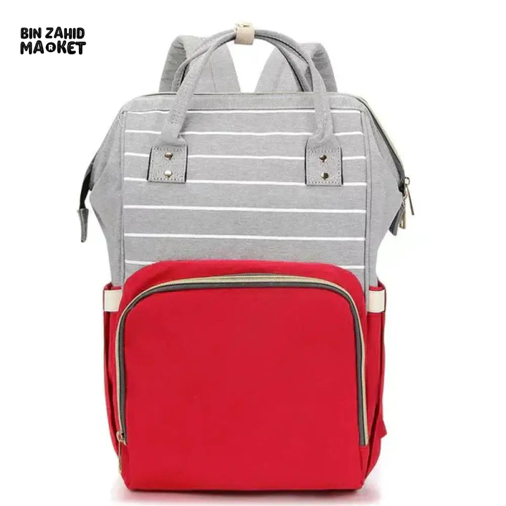 BABY MULTI DIAPER BAGPACK Red