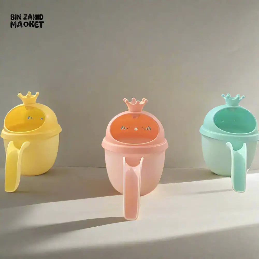 BABY SHOWER RINSING MUG - PINK CROWN