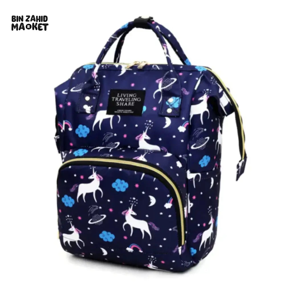 BABY UNICORN DIAPER BAGPACK Blue