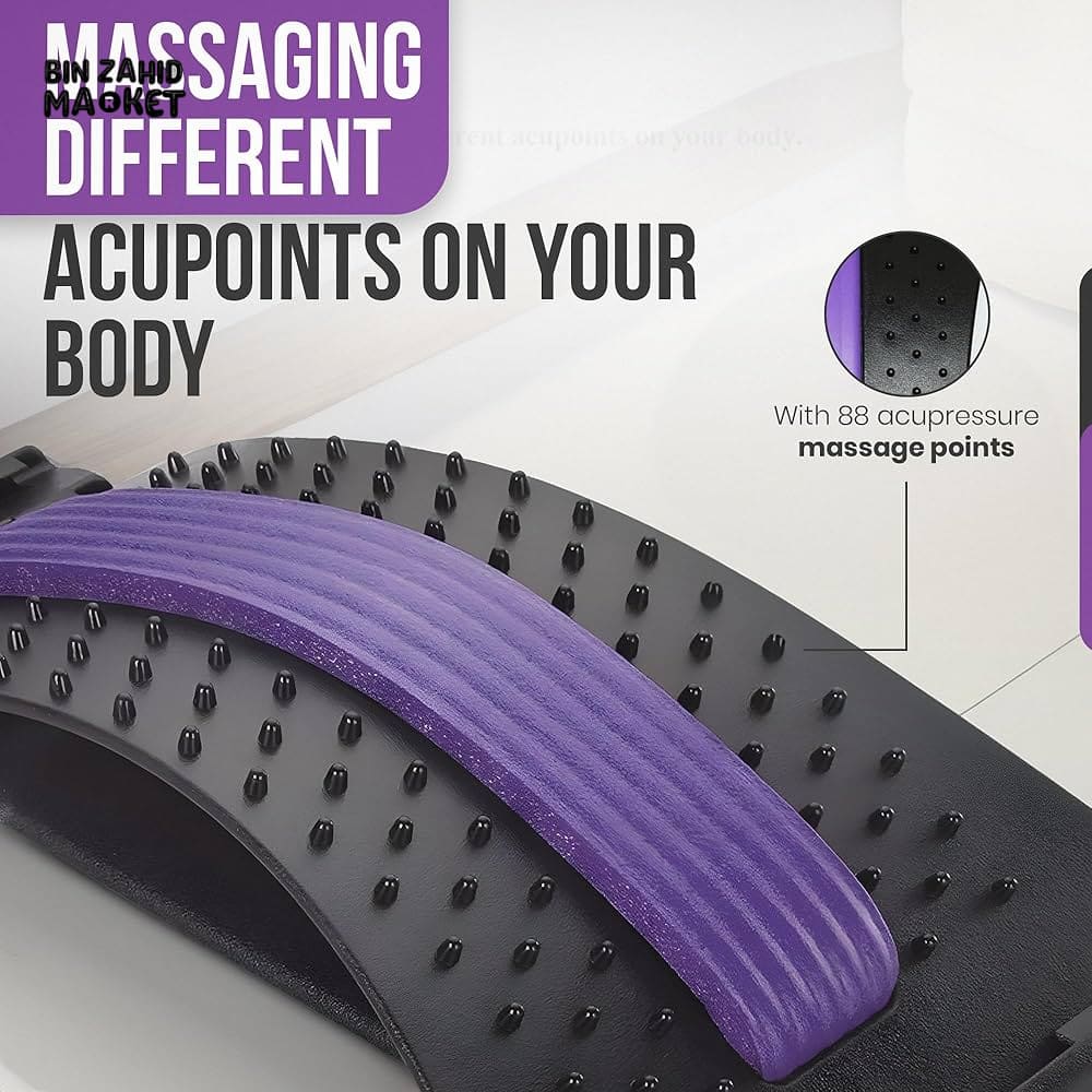 BACK STRETCHER FOR LOWER BACK PAIN RELIEF – SPINE DECOMPRESSOR & BACK CRACKER TOOL