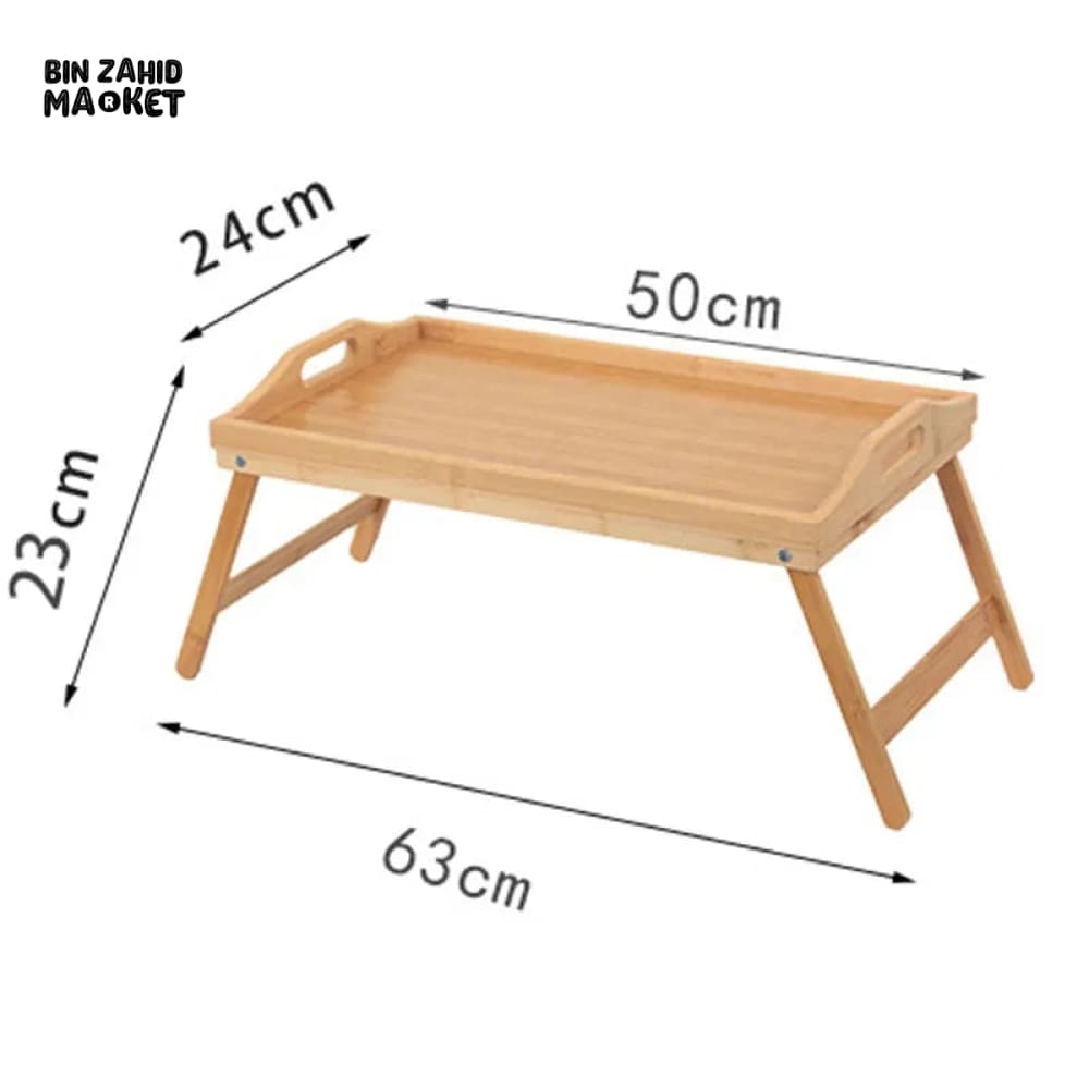BAMBOO BED TABLE TRAY