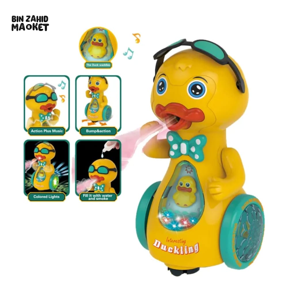 BATTERY OPERATED DUCKLINGS WITH SMOKE LIGHT & SOUND EFFECTS