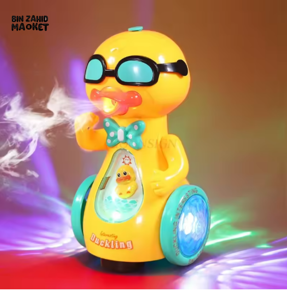 BATTERY OPERATED DUCKLINGS WITH SMOKE LIGHT & SOUND EFFECTS