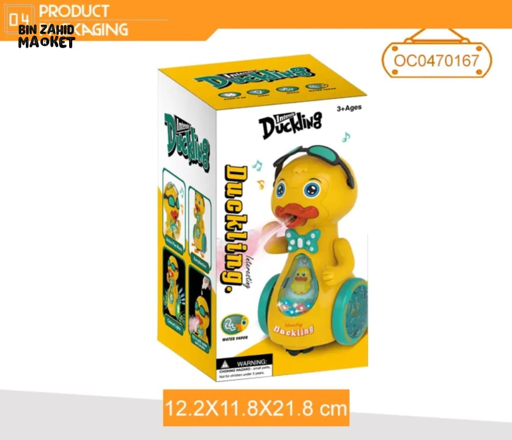 BATTERY OPERATED DUCKLINGS WITH SMOKE LIGHT & SOUND EFFECTS