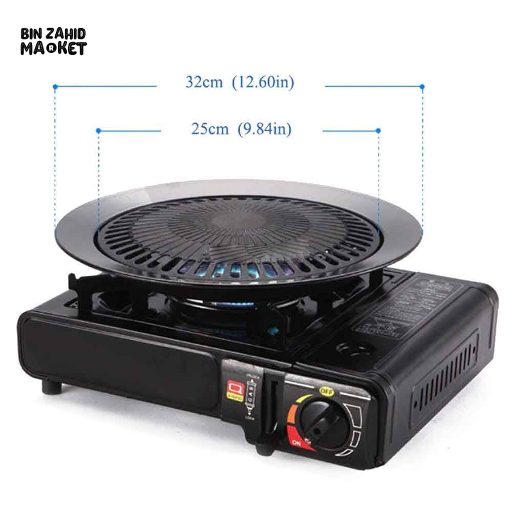 BBQ GRILL PAN STOVE-TOP NON-STICK GRILLING PAN