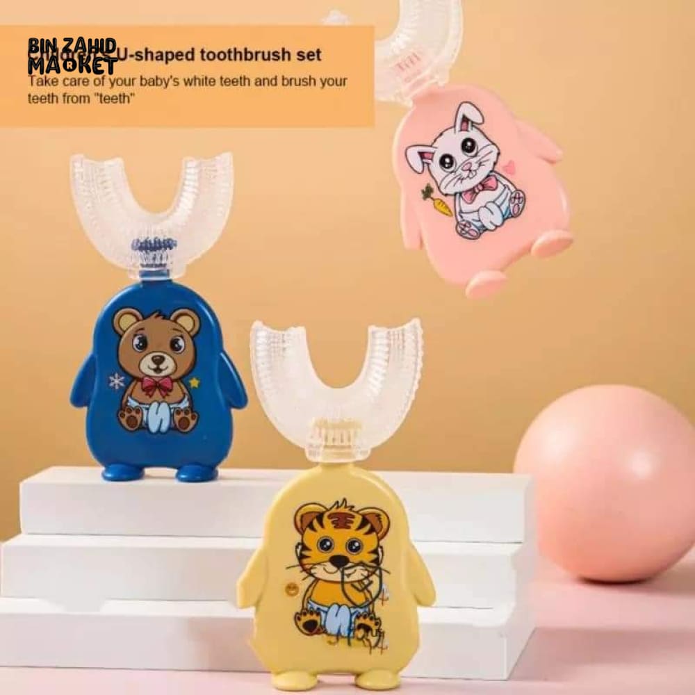 BEAR CARTOON SMART TOOTHBRUSH FOR KIDS