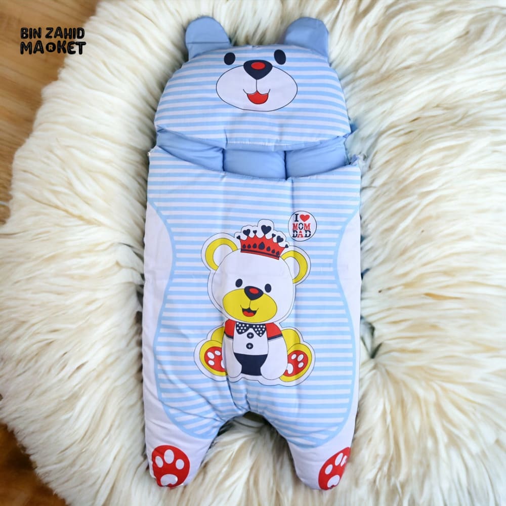 BEAR CUTE SLEEPING BAG Blue 2