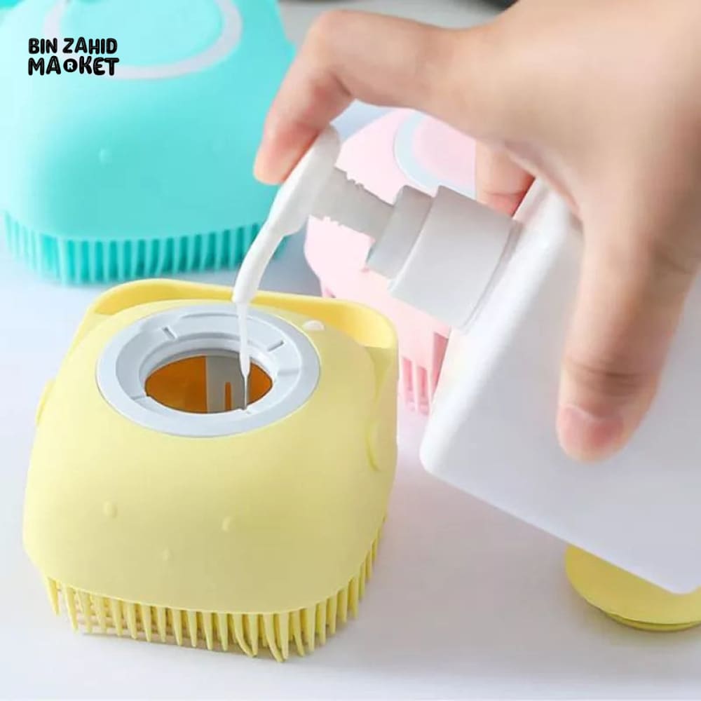 BODY WASH DISPENSING BATH BRUSH