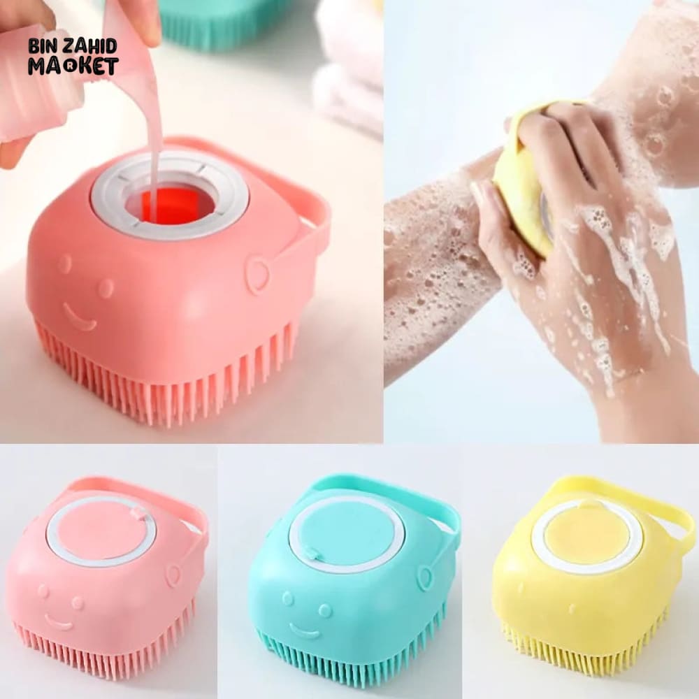 BODY WASH DISPENSING BATH BRUSH