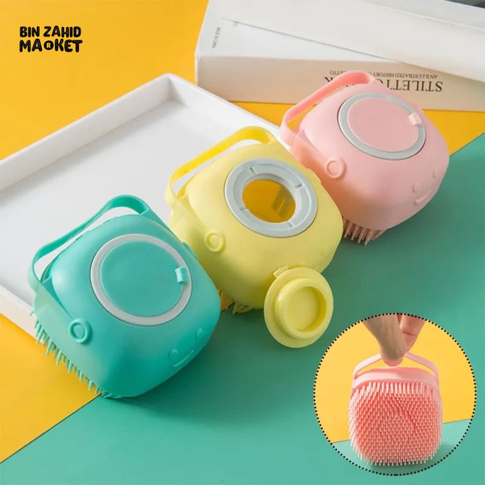 BODY WASH DISPENSING BATH BRUSH