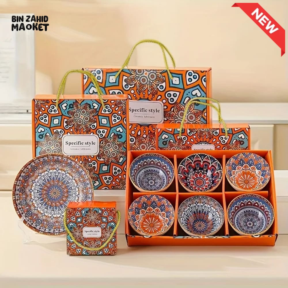 BOHEMIAN PORCELINE BOWL SET 2 PIECES BOWL SET