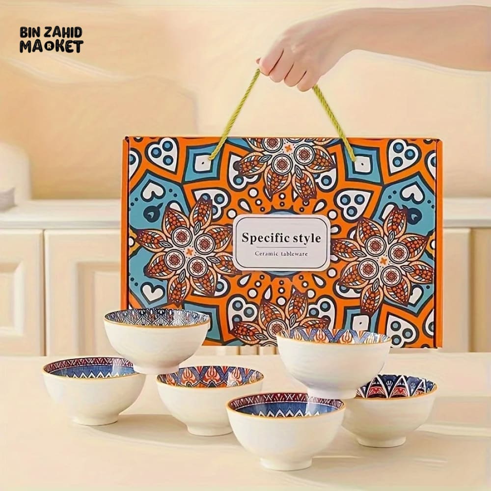 BOHEMIAN PORCELINE BOWL SET 2 PIECES BOWL SET