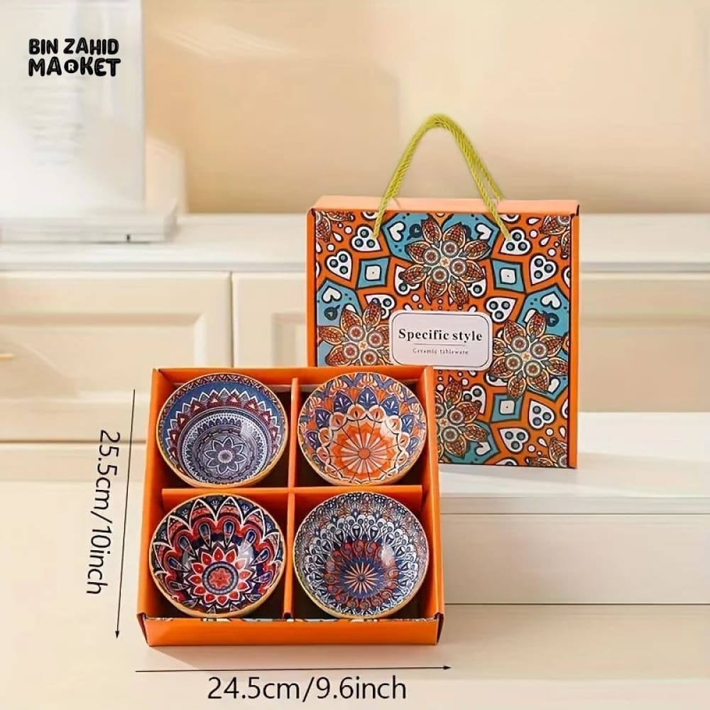 BOHEMIAN PORCELINE BOWL SET 2 PIECES BOWL SET