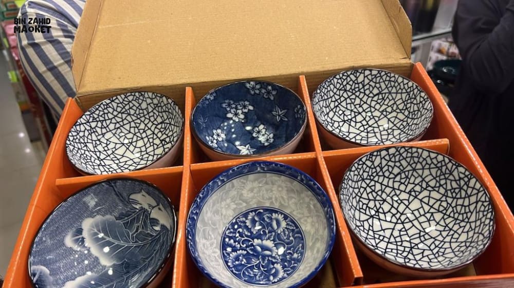 6 PIECES PORCELINE BOWL SET - ONE
