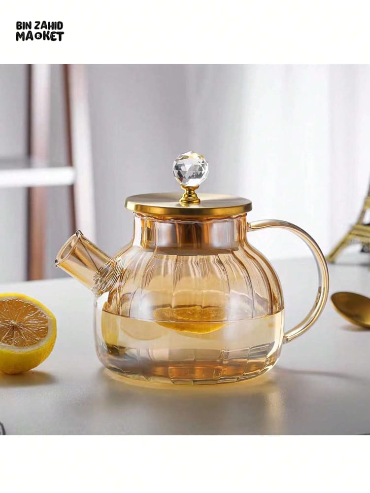 BOROSILICATE GLASS COOKING TEA POT