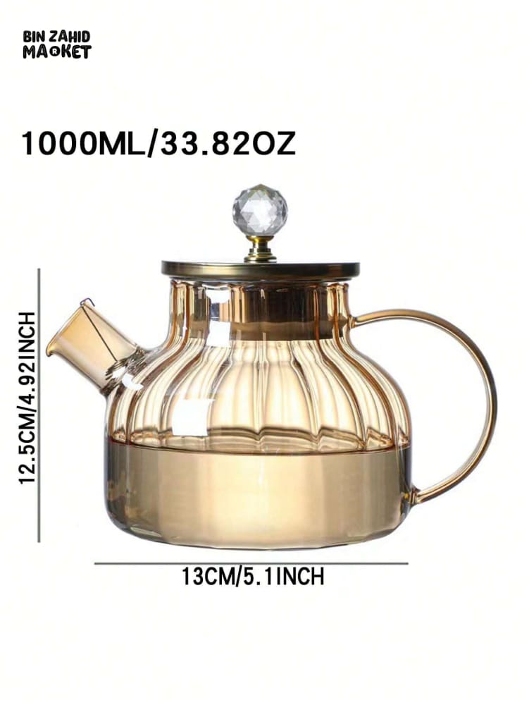 BOROSILICATE GLASS COOKING TEA POT