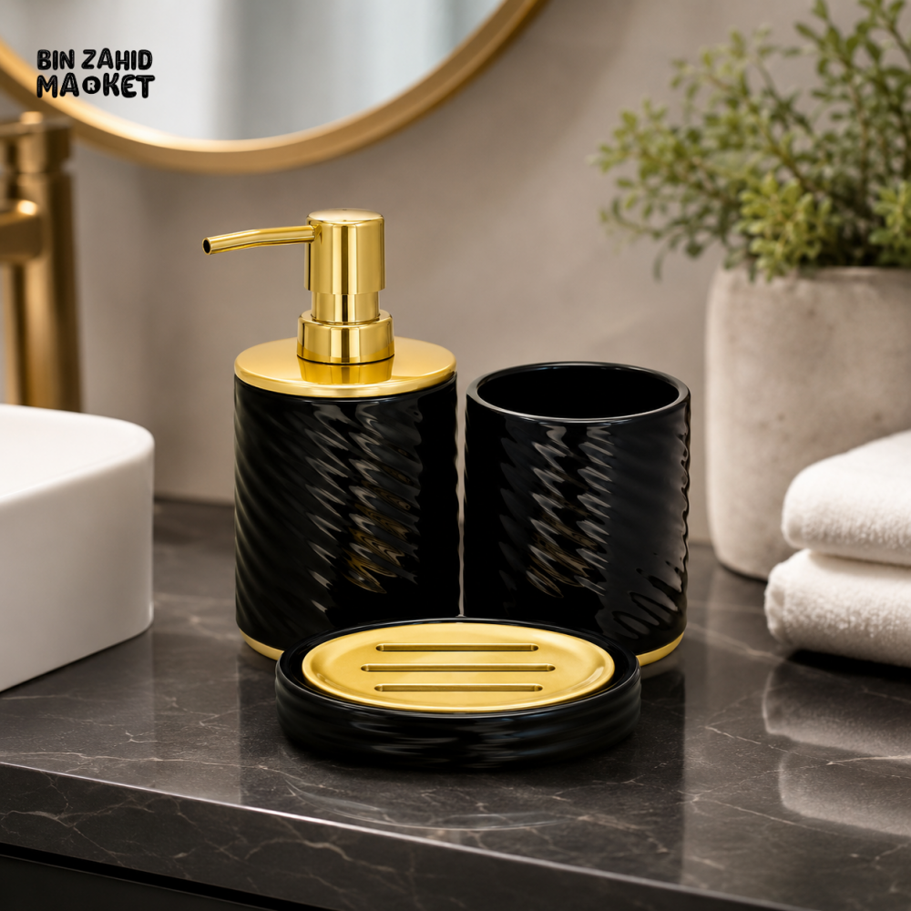 BRILLIANT BATHROOM ACCESSORIES SET (3 PCS)