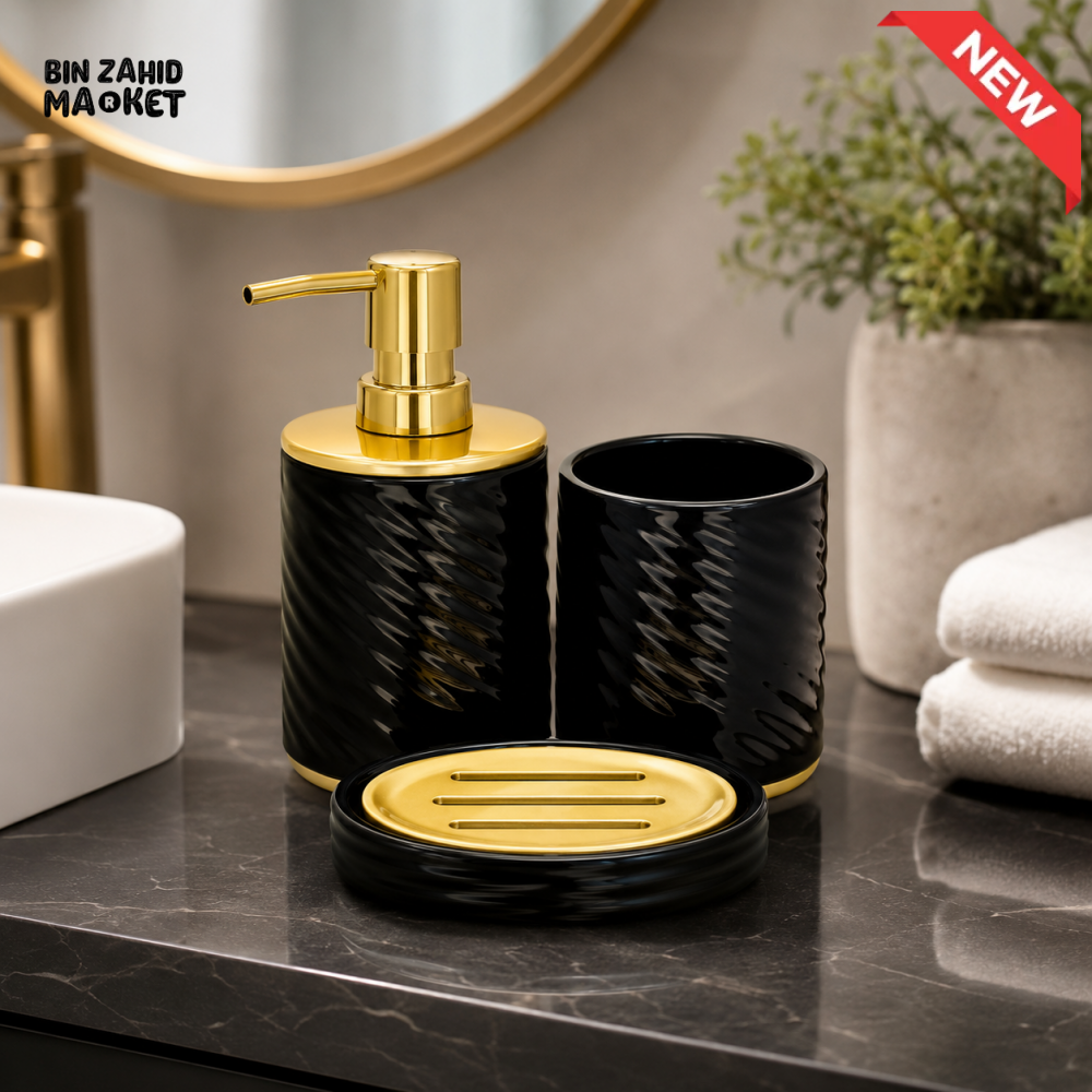 BRILLIANT BATHROOM ACCESSORIES SET (3 PCS)